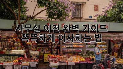 사무실 이전 완벽 가이드 🏢✨ 똑똑하게 이사하는 법!